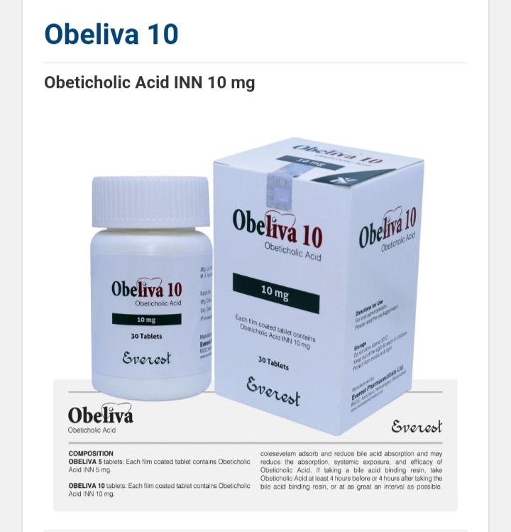 Obeliva 10 mg ( Obeticholic acid INN 10 mg)