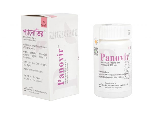 Panovir 400 mg + 100 mg Panovir(Sofosbuvir+Velpatasvir ) Therapeutic Group: Anti Viral, Hepatitis C Medication