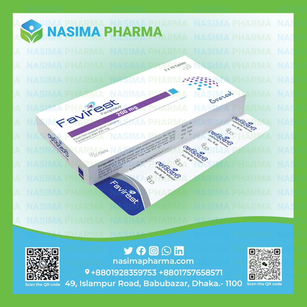 Favirest 200 mg (Favipiravir)