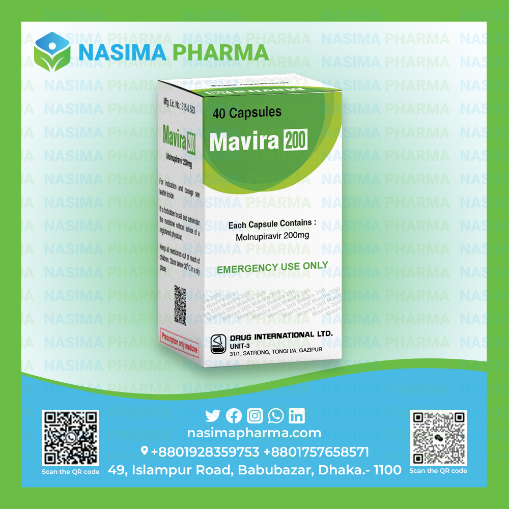 Mavira- 200 mg (Molnupiravir INN)