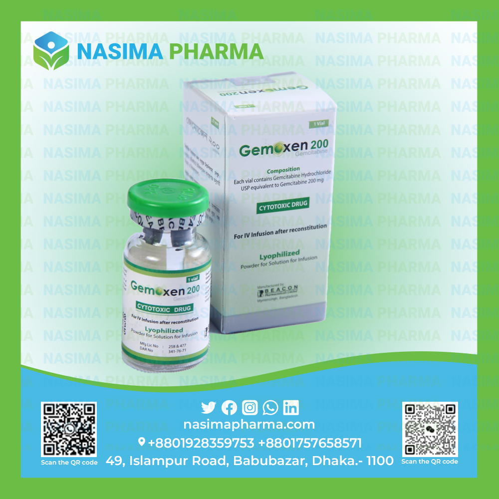 Gemoxen 200 mg (Gemcitabine )