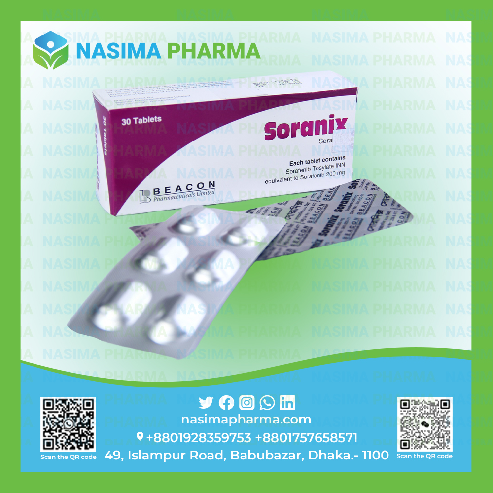 Soranix 200 mg (Sorafenib )