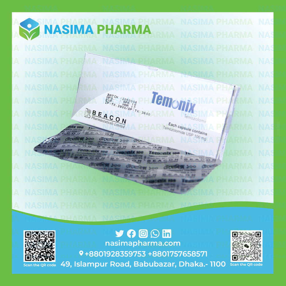 Temonix 100 mg (Temozolomide )