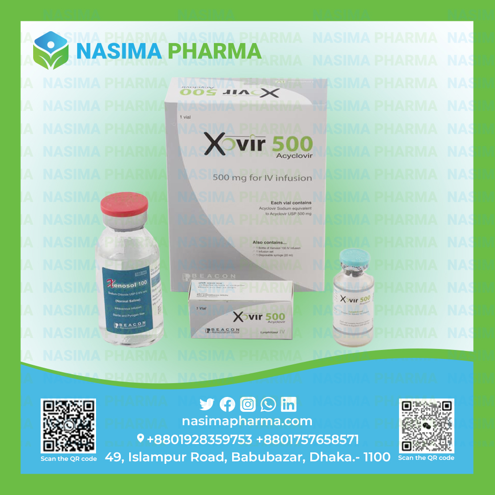 : Xovir IV Infusion 500 mg (Acyclovir)