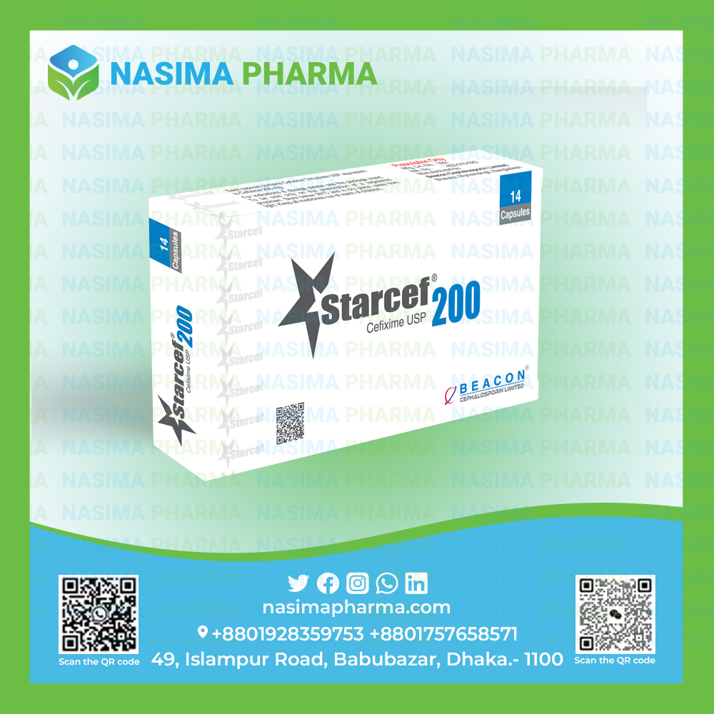 Starcef  200 mg (Cefixime)
