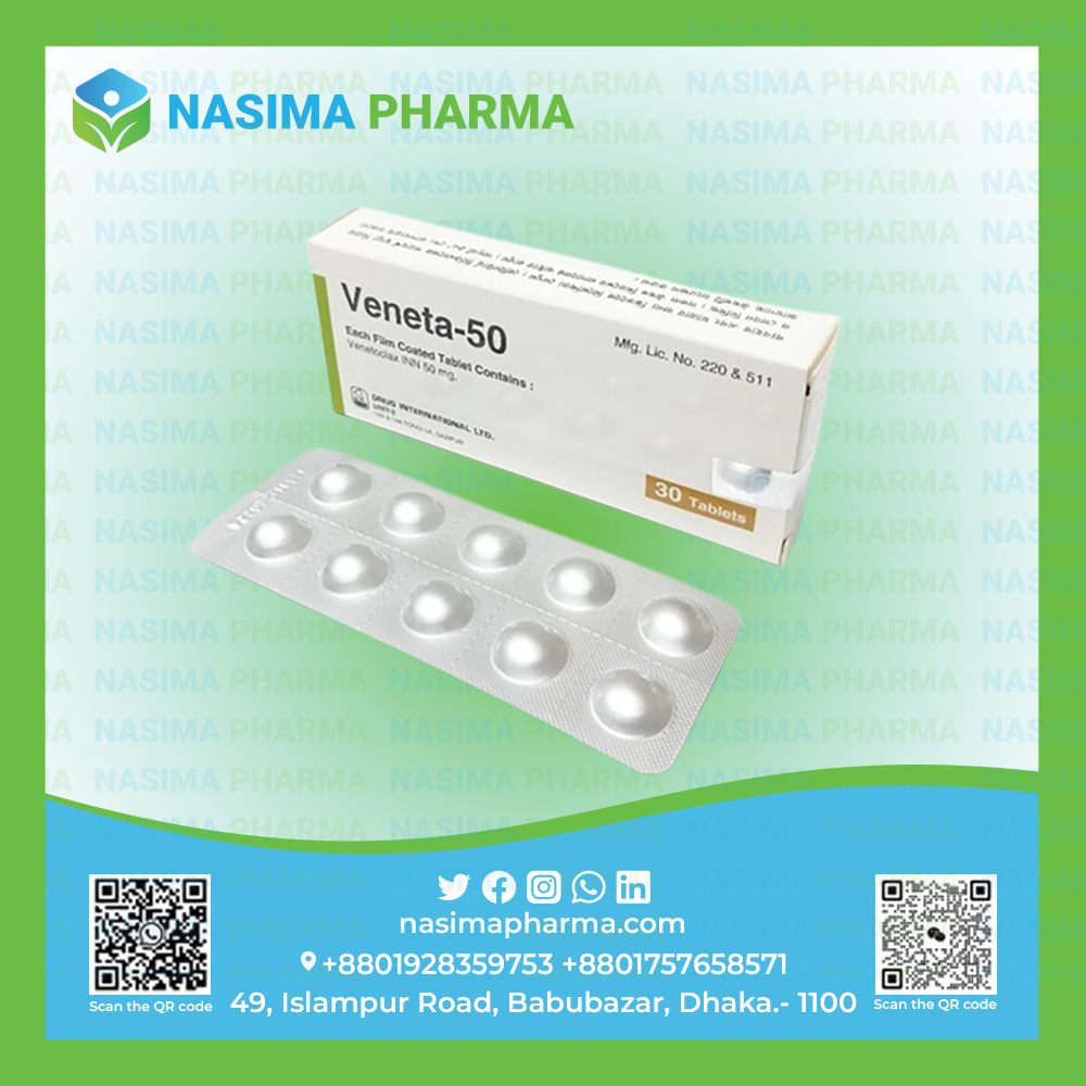 Veneta 50 mg (Venetoclax INN 10mg, 50mg & 100mg Tablet)