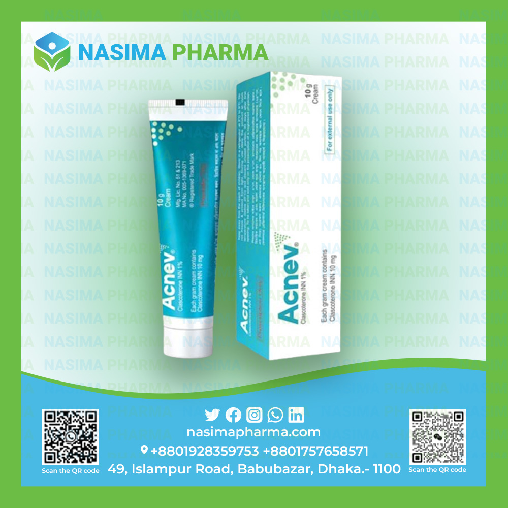 Acnev Cream 1% (Clascoterone 1% w/w)