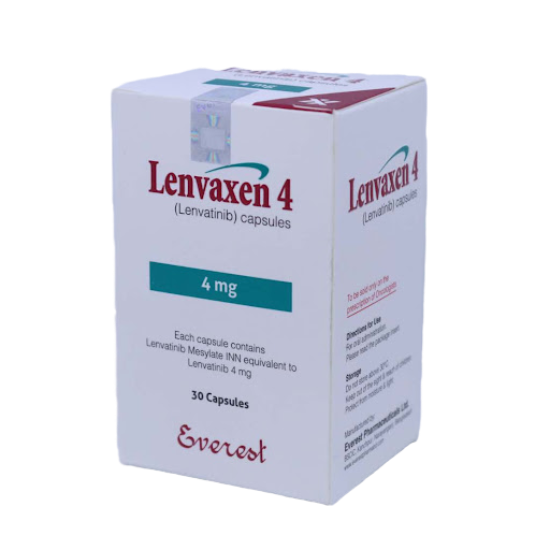 Lenvaxen 4 mg Lenvatinib INN 10 mg & 4 mg.