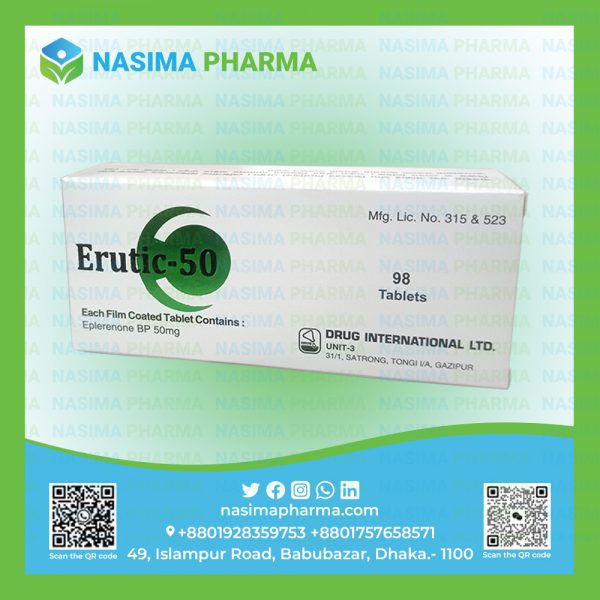 Erutic - 50 mg (Eplerenone BP)