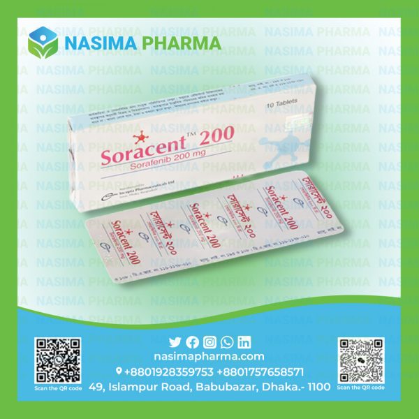 Soracent - 200 mg (Sorafenib)