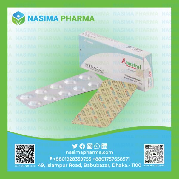 Anastrol 1 mg (Anastrozole )