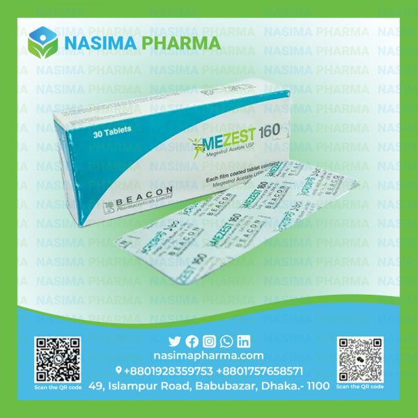 Mezest 160 mg (Megestrol Acetate)