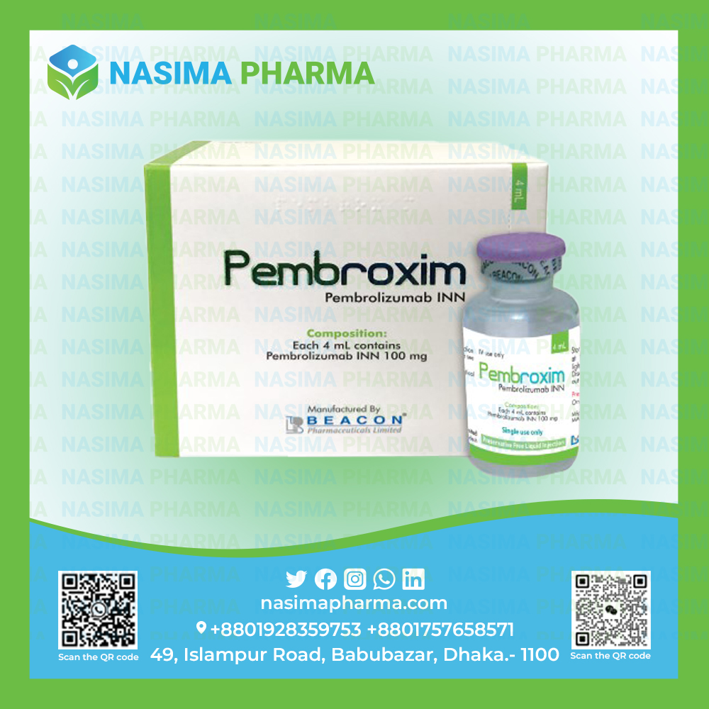pembroxim 100 mg/ 4ml (Pembrolizumab)