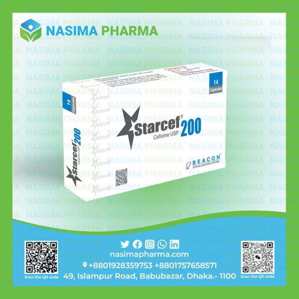 Starcef  200 mg (Cefixime)