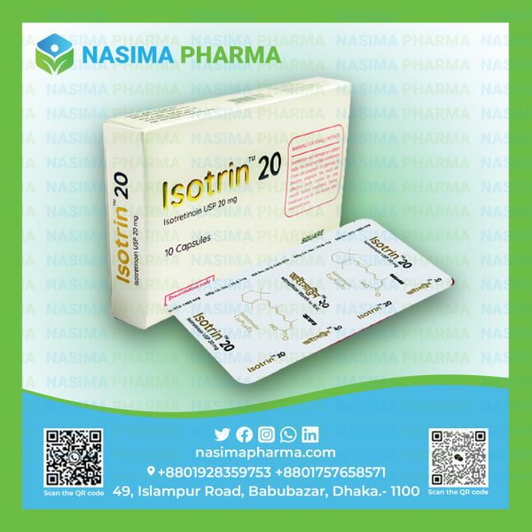 Isotin 20 MG (Isotretinoin USP 20 mg)