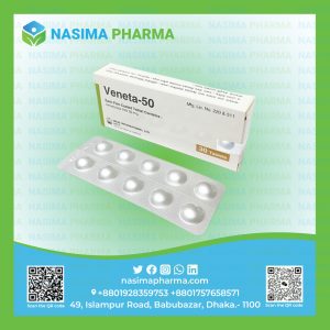 Veneta 50 mg (Venetoclax INN 10mg, 50mg & 100mg Tablet)