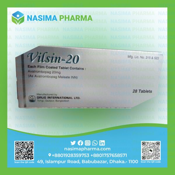 Vilsin-20mg (Avatrombopag)